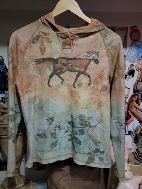 Bit & Bridle Horse Hoodie 100% Cotton Made In India